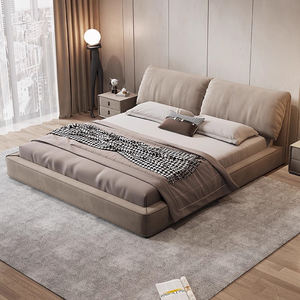 <span class=keywords><strong>Letto</strong></span> con Piattaforma Imbottito in Velluto di Lusso con Struttura in Legno Massello e <span class=keywords><strong>Testiera</strong></span> Imbottita, Adatto per Camere da <span class=keywords><strong>Letto</strong></span>, Hotel, Appartamenti e Altro Ancora - Product Image 4