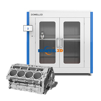 Imprimante 3D DF12 à nivellement automatique haute précision, impression rapide 500 mm/s, imprimante industrielle pour modèles, imprimante grand format 1200 mm