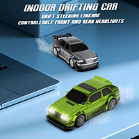 Voiture télécommandée 1:43 2.4G 4x4 20KM/h, voiture de course entièrement proportionnelle avec lumières LED, voiture de drift RC, jouets pour enfants et adultes