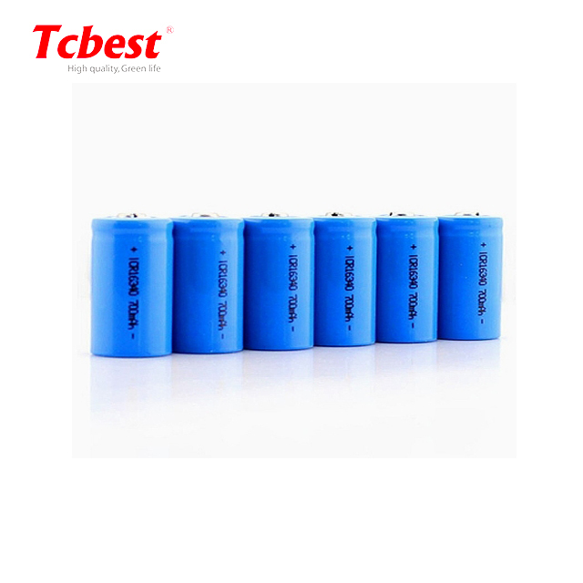 Li Ion Rechargeable 16340 700mAh Lithium Ion Batteries 3.7V LFP Golf Carts Power Tools Boates Electronics Home Appliances