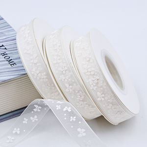 20 قوس شاش الثلج مع زينة الزفاف الزهور ملفوفة في شاش الأوجنتين - Product Image 1