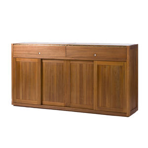 Luxury <b>Kitchen</b> <b>Sideboard</b> Living Room Indoor Console Cabinet Storage African Teak Wood Multifunction Space Saving Modern Hotel - Product Image 1