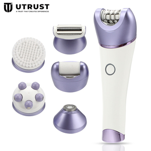 Épilateur électrique rechargeable pour femmes avec pince à épiler, étanche IPX7, pour l'épilation du visage, des jambes et du maillot - Product Image 1