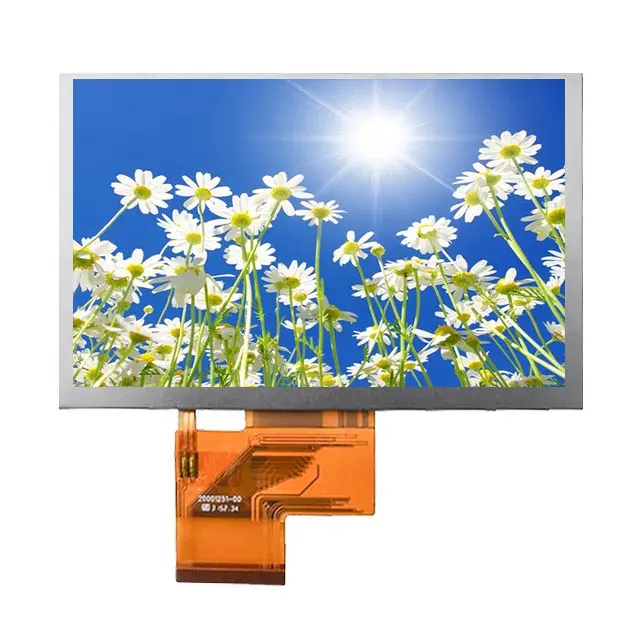 ที่มีคุณภาพดีโรงงานที่ทำด้วยมือ5นิ้ว Tft Lcd 800X480 RGB การ์ด Sd โมดูลแสดงผล