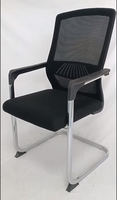 Chaise de bureau en maille sans roulettes, prix bas, vente en gros d'usine, mobilier de maison, chaises de conférence, chaise de personnel de bureau