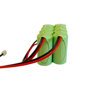 Paket Baterai Isi Ulang 4.8V 400mAh NiMH AA 2/3 Kabel 4-Kawat dengan Colokan Universal untuk Mainan RC Lampu Darurat LED