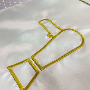 Customizable Embroidered Patterns High-End Hotel Supplies Environmentally Friendly <b>Laundry</b> Hair Dryer <b>Bag</b> Made Polyester - Product Image 5