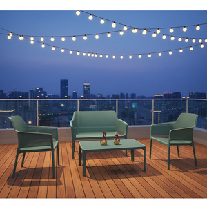 Conjunto <span class=keywords><strong>de</strong></span> Sillón <span class=keywords><strong>y</strong></span> <span class=keywords><strong>Mesa</strong></span> <span class=keywords><strong>de</strong></span> Exterior Impermeable, Moderno <span class=keywords><strong>y</strong></span> Sencillo, Ideal para Hoteles - Product Image 1