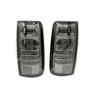 LED Daytime Running Tail <b>Light</b> for Toyota LC80 FJ80 90-02 <b>Projector</b> Assembly Pair Black Housing Clear Lens Set - Product Image 3