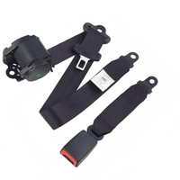 Ceinture de sécurité à trois points durable Ceinture de sécurité automobile avec verrou multicolore et solide pour pièces universelles