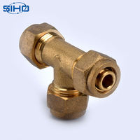 Raccords en T PEX forgés polis à 3 voies avec filetage NPT et garantie de 10 ans pour applications hydrauliques - Marque Siho