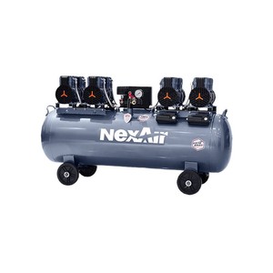 เครื่องอัดอากาศแบบเงียบเกรดอุตสาหกรรม ไร้น้ำมัน 220V แบบพกพาชนิดลูกสูบ สำหรับงานไม้ - Product Image 2