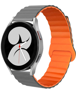 Jmetec Hai Tone Không Thấm Nước 22 20Mm Solo <span class=keywords><strong>Loop</strong></span> Thể Thao Dây Đeo Silicone Từ Đồng Hồ Thông Minh Ban Nhạc Đối Với Samsung Đồng Hồ 7 6 5 - Product Image 1