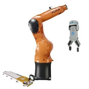OnRobot RG6 그리퍼 및 자동 조립용 가이드 레일이있는 공장 가격 로봇 KR 3 AGILUS 6 축 산업용 로봇