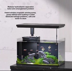 Smart Fish Tank Woonkamer Klein Huis Ecologische Desktop Lui Landscaping Aquarium Usb Desktop Aquarium - Product Image 2