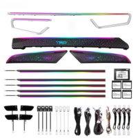 Kit d'éclairage LED dynamique d'ambiance ICarsin pour Toyota Corolla Altis/Cross 2022-2025, style étoilé carbone, pour l'amélioration de l'intérieur de la voiture