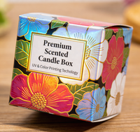 Boîte d'emballage rigide personnalisée en carton ondulé recyclable avec logo doré pour diffuseur de roseaux, boîte cadeau de luxe en papier blanc pour la maison, vente en gros