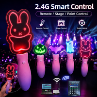 Bâton lumineux LED en acrylique plastique RGB, forme personnalisée, portable, pour concert d'idole Kpop, réunion de fans, fête, événement, cadeau promotionnel