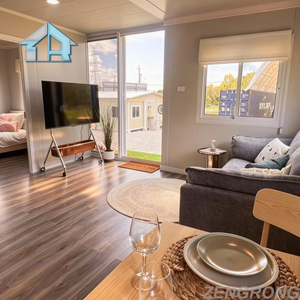 Villa Prefabbricata di Lusso Espandibile 20FT, Design a Doppia Ala, 0-4 Camere da Letto, Casa Container con Pareti in Vetro, Soggiorno, Resort, Hotel, Glamping - Product Image 4