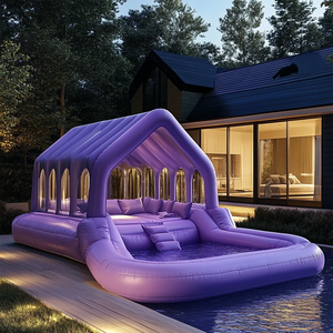 Thương mại Tùy chỉnh sân sau Đảng PVC hồ bơi nước giường <span class=keywords><strong>Inflatable</strong></span> sofa Hồ bơi cho người lớn và trẻ em Hồ bơi bơm hơi nhà - Product Image 5