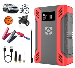 37000mWh Portable Car Jump Starter With Air Compressor For Up To 12V Gasoline And Diesel Vehicle