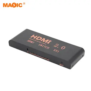 Comutador HDMI divisor 5x1 1080P 2.0 HDMI Switch 5 entrada 1 saída Hdmi Switch 5X1 com áudio