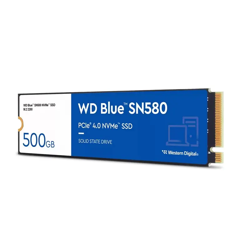 500G \ 1TB \ 2TB SSD m.2 nvme wd blue sn 580 pcie 4.0 notebook desktop hard disk