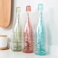 Taza reutilizable con patrón personalizado, vasos de colores irrompibles, vaso de plástico, juegos de copas de vino baratos al por mayor
