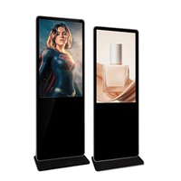 ZDHQ 50 pulgadas interior Android publicidad pantalla táctil LCD TV señalización Digital soporte de suelo tótem quiosco