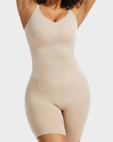 Body gainant sans couture personnalisé à marque privée, avec ouverture facile pour la toilette, contrôle du ventre et rehausseur de fessier