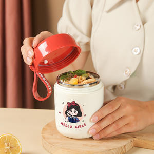 Portable 304 En Acier Inoxydable Petit Déjeuner Tasse Boîte À Lunch Chauffable Soupe/Café/Lait/<span class=keywords><strong>Gruau</strong></span> Porridge Repas Tasse <span class=keywords><strong>Bol</strong></span> Boîte À Bento - Product Image 3