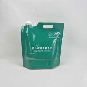 Comida portátil 5L 1 galón Stand Up <span class=keywords><strong>grano</strong></span> salsa de arroz aceite azúcar agua boquilla bolsa bebida bolsa de embalaje de plástico con boquilla - Product Image 2