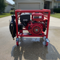 Nouvelle machine à laver à haute pression OEM 5000 PSI 459cc à essence avec pompe à moteur essence/diesel pour lavage de voitures