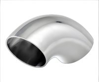 Raccord de tuyauterie à souder bout à bout en acier inoxydable 304 316L, coudes à 45, 90, 180 degrés, LR SR, taille personnalisée, directement de l'usine