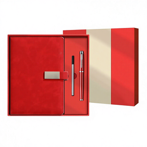 Bloc-notes de commerçant en gros, personnalisable, activité, cadeau haut de gamme, imitation cuir épais, A5, boucle magnétique - Product Image 2