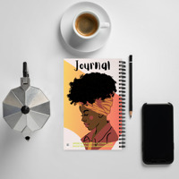 Journal intime avec impression personnalisée A5 agenda pour fille noire agenda planificateur à spirale carnet reliure quotidienne boîte cadeau en papier