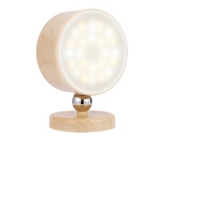 Lámpara de noche con tacto de grano de madera, 2x62x109, luz nocturna moderna y sencilla para dormitorio, sala de estar, iluminación de pared - Product Image 1