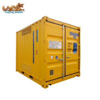 Conteneur de stockage de marchandises dangereuses de 10 pieds avec plancher encastré et côtés ouverts pour le transport de produits chimiques à Qingdao