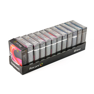 Préservatifs Recare CANDY Delay 3 pièces/boîte Latex naturel <span class=keywords><strong>Longue</strong></span> <span class=keywords><strong>durée</strong></span> OEM - Product Image 1