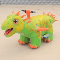 Animal Animatronic électrique à pièces de monnaie pour enfants, Animal en plein air, dinosaure