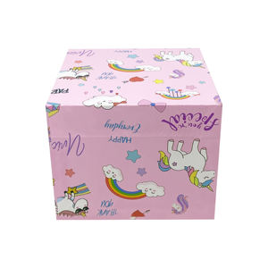 Boîte à bijoux YIYU Unicorn, boîte de rangement avec miroir, design arc-en-ciel, papier écologique, cadeau pour filles <span class=keywords><strong>et</strong></span> femmes - Product Image 5