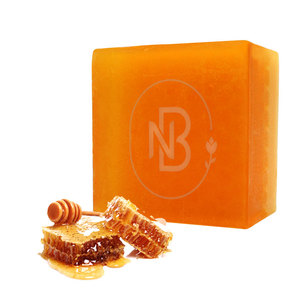 Jabón de Miel de Lujo con Logo de Marca OEM, Barra de Jabón de Pétalos de Miel de 100g, Paquete a Granel para Distribución en Cadenas de Supermercados y Centros Comerciales - Product Image 1