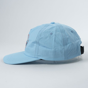 Cappello da nonno personalizzato di alta qualità, non strutturato, a 5 pannelli, con visiera piatta, in nylon ad asciugatura rapida, con cordino. - Product Image 3