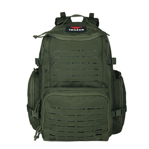 Mochila táctica MOLLE para actividades al aire libre, forro de poliéster Oxford duradero, cierre de cremallera, mochila para ciclismo y montañismo - Product Image 1