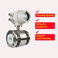 Compteur de débit d'eau électromagnétique en acier inoxydable SS304 OEM Précision 0,5% DN15-300 ISO9001 CE IP65/IP68