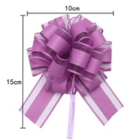 JOYWOOD Plastic Elegante Medium 3D Bloem Macaron Handgehaakte Bloesem Kerstcadeauverpakking Acht Festivale Bloemen 10*15cm