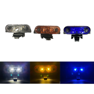 1 * Uds 82116545 ámbar blanco azul 24V LED Luz de cabina de techo superior compatible con indicador de posición de camión Volvo marcador lateral - Product Image 5