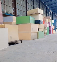 Rouleaux d'éponge en mousse recyclée haute densité pour l'ameublement des hôpitaux, des salons et des espaces extérieurs