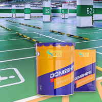 Peinture époxy bicomposante haute teneur en solides Dongsheng, écologique, application par pulvérisation ou rouleau, état liquide, pour tous types de sols, usage industriel