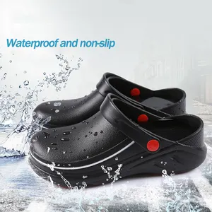 Non-slip Waterproof EVA Hospital Doctors Nurse Unisex Work Safety Shoes Kitchen Chef Shoes